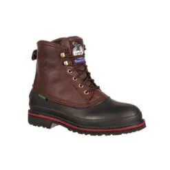 'Georgia Boot' Men's 6" Muddog EH WP Steel Toe - Dark Chocolate -Shoes Shop G6633 1024x1024@2x
