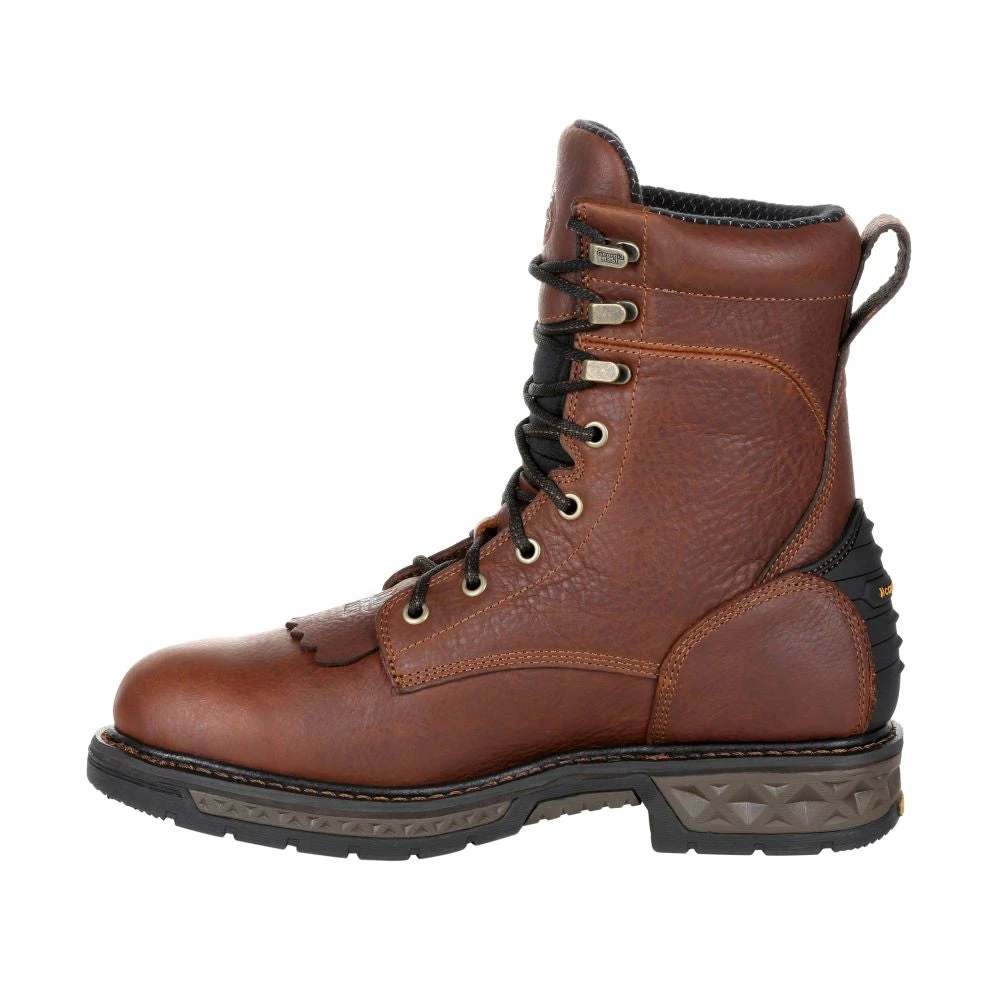 'Georgia Boot' Men's 8" Carbo-Tec LT EH WP Lacer Soft Toe - Brown 6 'Georgia Boot' Men's 8" Carbo-Tec LT EH WP Lacer Soft Toe - Brown - Image 6