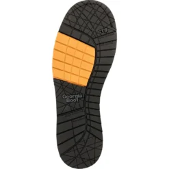 'Georgia Boot' Men's 8" AMP LT Poser EH Wedge Soft Toe - Brown -Shoes Shop GB00520 outsole 1024x1024@2x