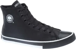 'Harley Davidson' Men's Baxter Hi-Top W/Skull - Black -Shoes Shop HDM D93341 121515 F16 022 1024x1024@2x