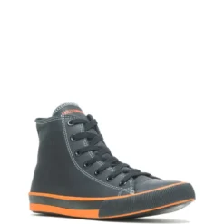'Harley Davidson' Men's 4.25" Nathan Hi-Top Sneaker - Black -Shoes Shop HDM D93816 101221 F15 045 1024x1024@2x