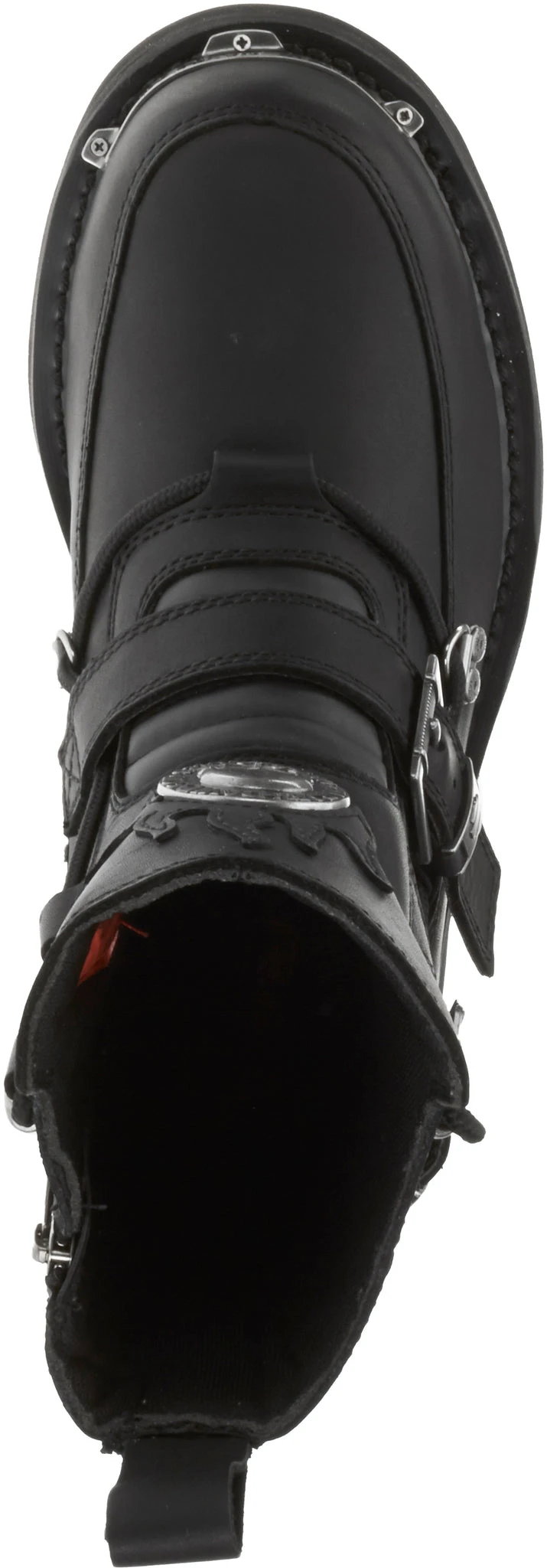 'Harley Davidson' Men's 6" Distortion Skull Zip Boot - Black 9 'Harley Davidson' Men's 6" Distortion Skull Zip Boot - Black - Image 9