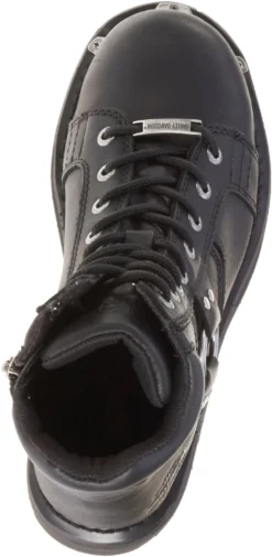 'Harley Davidson' Women's 5.5" Maddy Zip Boot - Black -Shoes Shop HDW D84189 091914 F15 TOP 1024x1024@2x