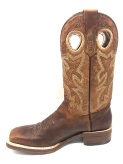 'Tanner Mark' Men's 13" Western Square Toe - Orange (Tan) / Marble Orix -Shoes Shop IMG 3256 1024x1024@2x