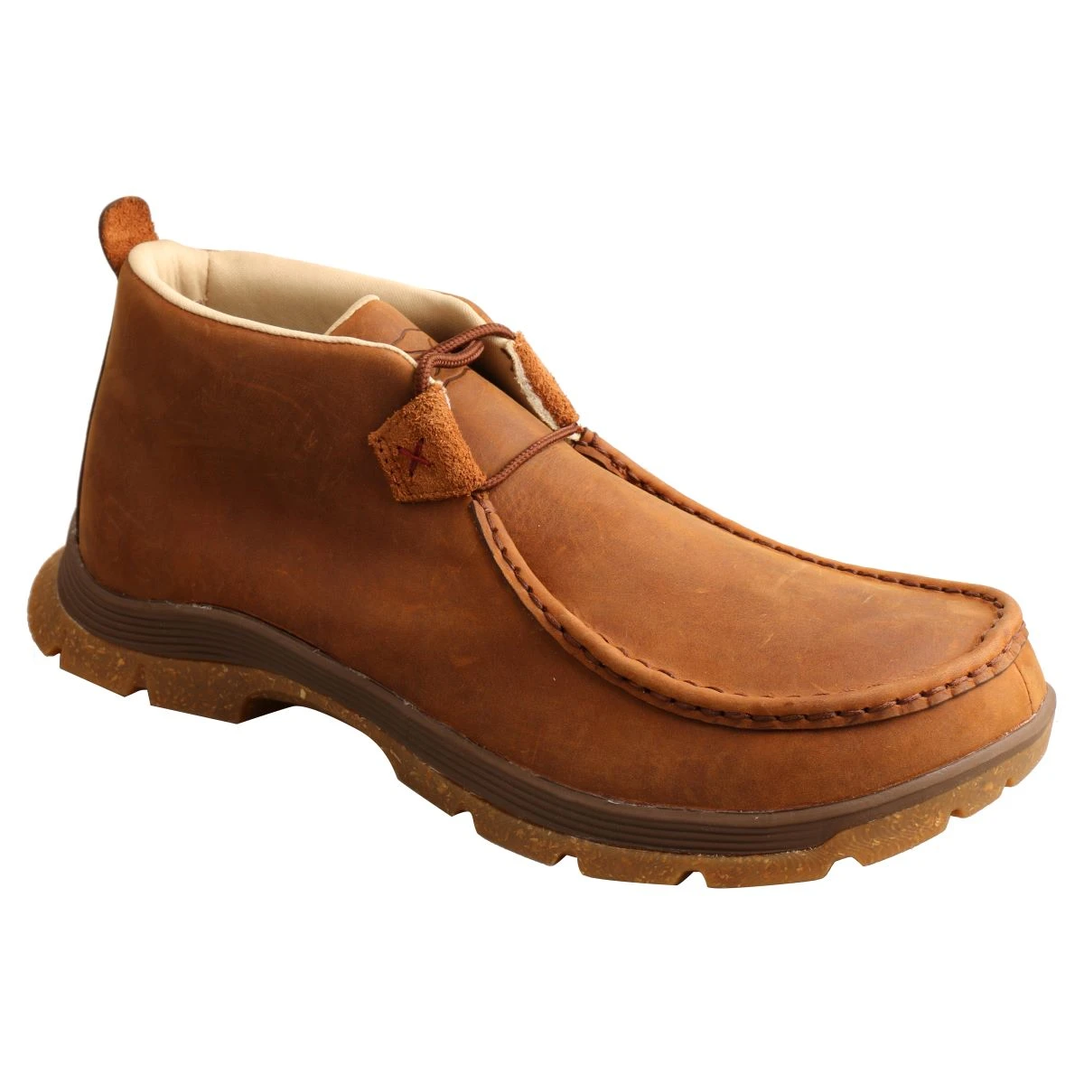'Twisted X' Men's Chukka Oblique Toe - Oiled Saddle 2 'Twisted X' Men's Chukka Oblique Toe - Oiled Saddle - Image 2