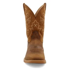 'Twisted X' Men's 11" Tech X™ Western Square Toe - Saddle / Rustic Orange -Shoes Shop MXTR005.08 4800X4800 R 1024x1024@2x