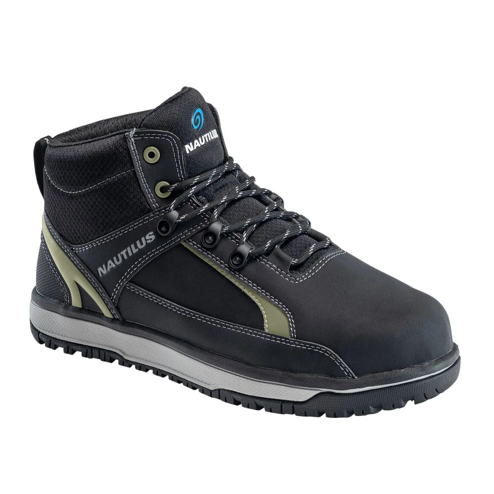 'Nautilus' Men's Urban Int. MetGuard EH SR Alloy Toe - Black / Olive 1 'Nautilus' Men's Urban Int. MetGuard EH SR Alloy Toe - Black / Olive