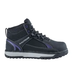 'Nautilus' Women's Urban Int. MetGuard EH SR Alloy Toe - Black / Purple -Shoes Shop N1471 lateral 1024x1024@2x