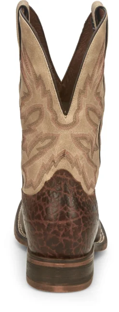 'Nocona' Men's 11" Henry Western Square Toe - Antiqued Brown Cowhide / Vintage Stone -Shoes Shop NCA 006 HR5570 1024x1024@2x
