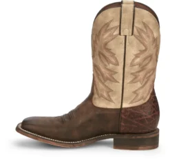 'Nocona' Men's 11" Henry Western Square Toe - Antiqued Brown Cowhide / Vintage Stone -Shoes Shop NCA 009 HR5570 1024x1024@2x
