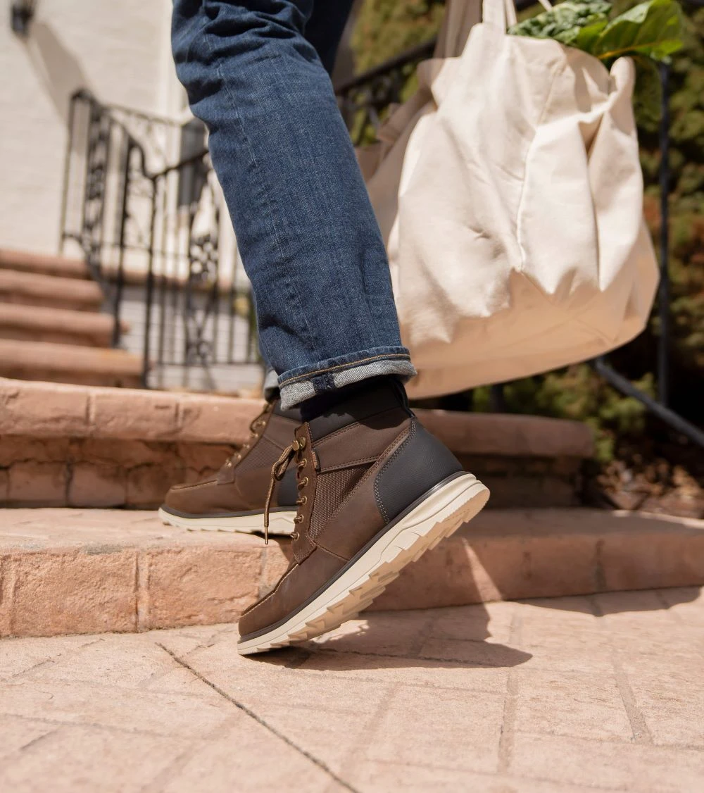 'Nunn Bush' Men's Luxor Moc Toe Hiker - Brown 7 'Nunn Bush' Men's Luxor Moc Toe Hiker - Brown - Image 7