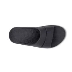 'OOFOS' Unisex OOahh Slide Sandal - Black -Shoes Shop Product Images1100BLK 6 1024x1024@2x