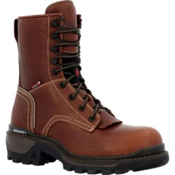 'Rocky' Men's 9" Rams Horn EH WP Logger Soft Toe - Brown -Shoes Shop RKK0395 1024x1024@2x