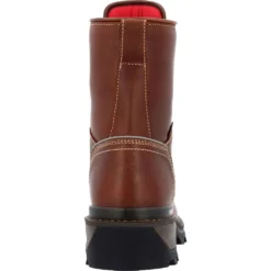 'Rocky' Men's 9" Rams Horn EH WP Logger Soft Toe - Brown -Shoes Shop RKK0395 back 1024x1024@2x