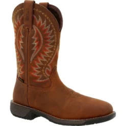 'Rocky' Men's 11" Rugged Trail EH WP Western Square Toe - Brown -Shoes Shop Rocky Rugged Trail 11 waterproof western work boot RKW0370 1024x1024@2x