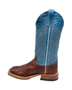 'Anderson Bean' Men's 13" Western Square Toe - Bison / Blue Lava -Shoes Shop S11162 1024x1024@2x