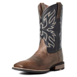 'Ariat' Men's 11" Everlite Vapor Western Square Toe - Ranch Brown / Black Deertan 10 'Ariat' Men's 11" Everlite Vapor Western Square Toe - Ranch Brown / Black Deertan -Shoes Shop S21 MNS WEST 10035963 3 4 front 1024x1024@2x