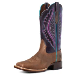 'Ariat' Women's Primetime Square Toe - Brown -Shoes Shop S21 WMS WEST 10035936 3 4 front 1024x1024@2x