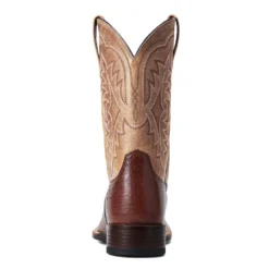 'Ariat' Men's 11" Night Life Ultra Western Square Toe - Antique Tabac Smooth Quill Ostrich / Sorrel Brown 10 'Ariat' Men's 11" Night Life Ultra Western Square Toe - Antique Tabac Smooth Quill Ostrich / Sorrel Brown -Shoes Shop S22 MNS WEST 10040344 heel 1024x1024@2x