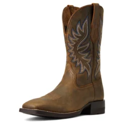 'Ariat' Men's 11" Brander Western Square Toe - Bear Brown 11 'Ariat' Men's 11" Brander Western Square Toe - Bear Brown -Shoes Shop S22 MNS WEST 10040409 3 4 front 1024x1024@2x