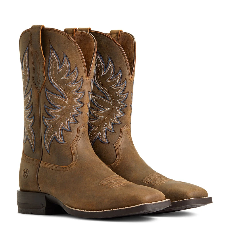 'Ariat' Men's 11" Brander Western Square Toe - Bear Brown 7 'Ariat' Men's 11" Brander Western Square Toe - Bear Brown - Image 7