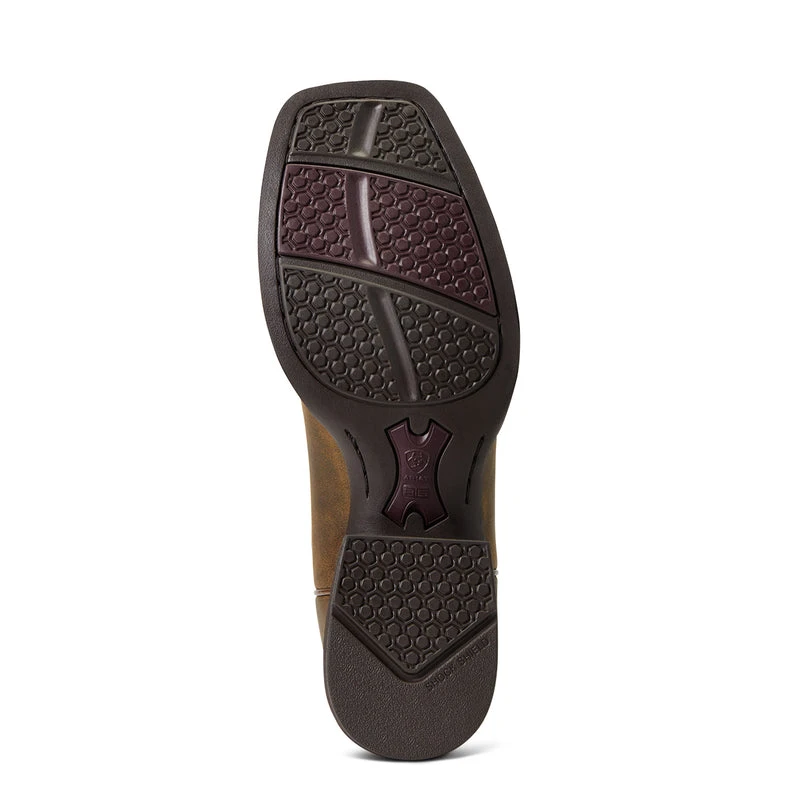 'Ariat' Men's 11" Brander Western Square Toe - Bear Brown 3 'Ariat' Men's 11" Brander Western Square Toe - Bear Brown - Image 3