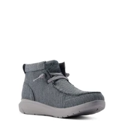 'Ariat' Men's 4" Hilo Rodeo Slip On Chukka - Heathered Smoke -Shoes Shop S23 MNS WEST 10044553 medial 1024x1024@2x