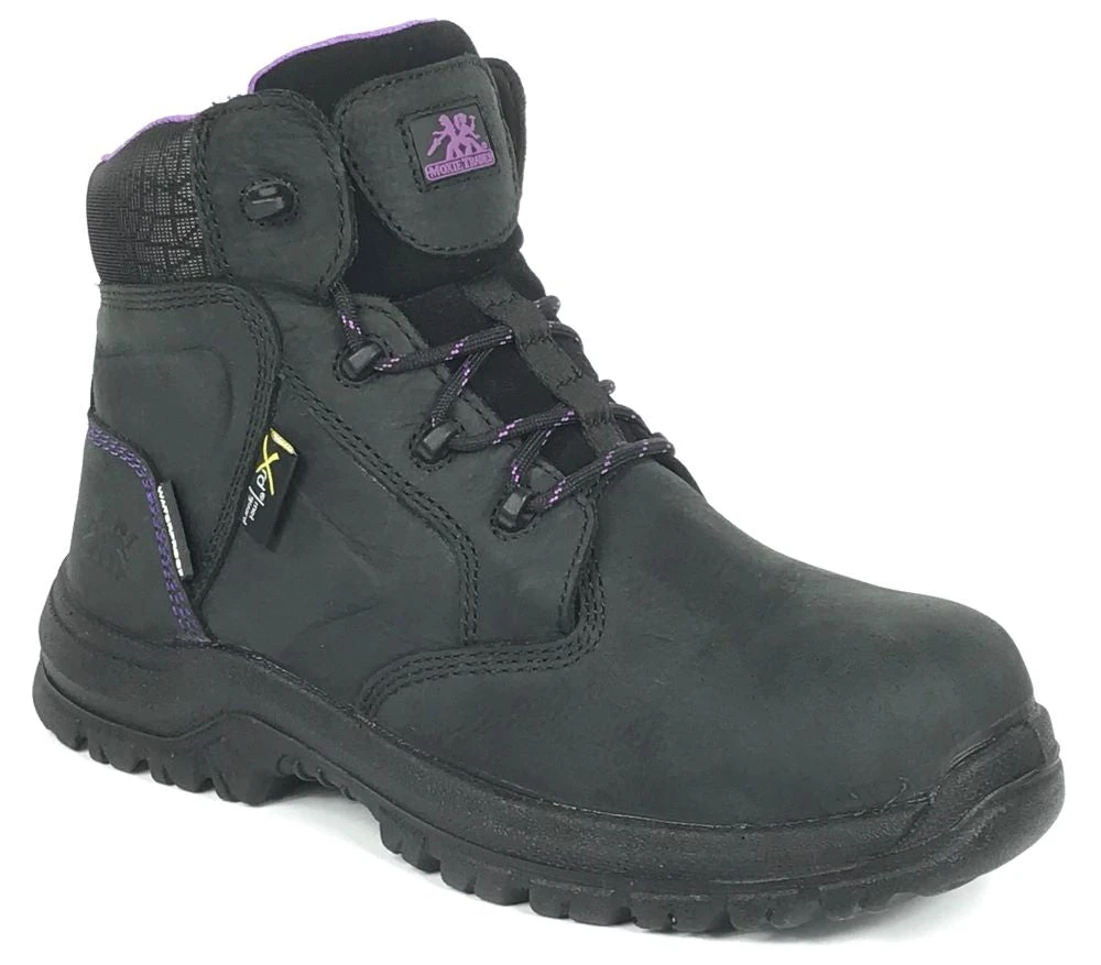 'Hoss Boots' Women's 6" Tina Int. MetGuard EH WP Comp Toe - Black 6 'Hoss Boots' Women's 6" Tina Int. MetGuard EH WP Comp Toe - Black - Image 6