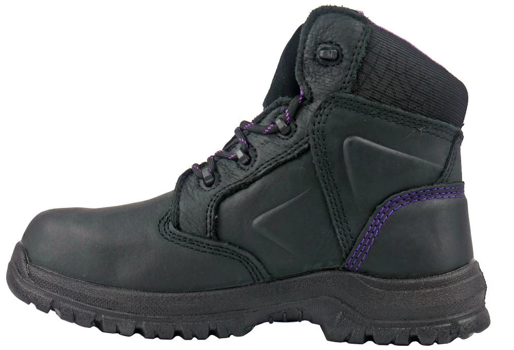 'Hoss Boots' Women's 6" Tina Int. MetGuard EH WP Comp Toe - Black 7 'Hoss Boots' Women's 6" Tina Int. MetGuard EH WP Comp Toe - Black - Image 7