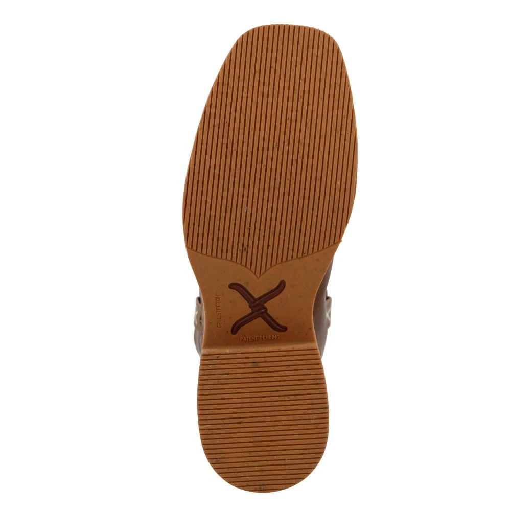 'Twisted X' Women's 11" Tech X Western Square Toe - Roasted Pecan 3 'Twisted X' Women's 11" Tech X Western Square Toe - Roasted Pecan - Image 3
