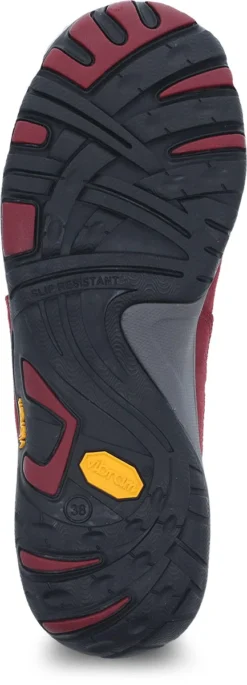 'Dansko' Women's WP Paisley - Red Burnished Suede -Shoes Shop bottom 4350220222 1024x1024@2x