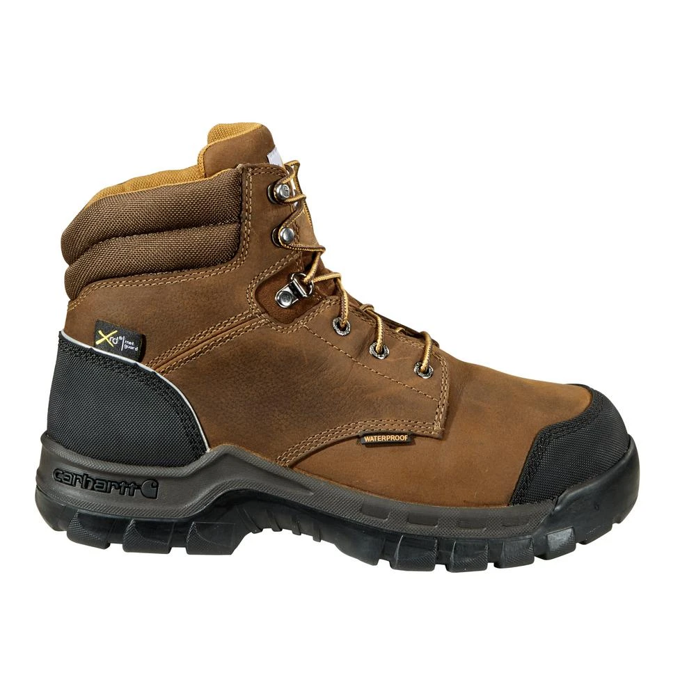 'Carhartt' Men's 6" EH Int Met Guard WP Comp Toe - Brown / Black 1 'Carhartt' Men's 6" EH Int Met Guard WP Comp Toe - Brown / Black