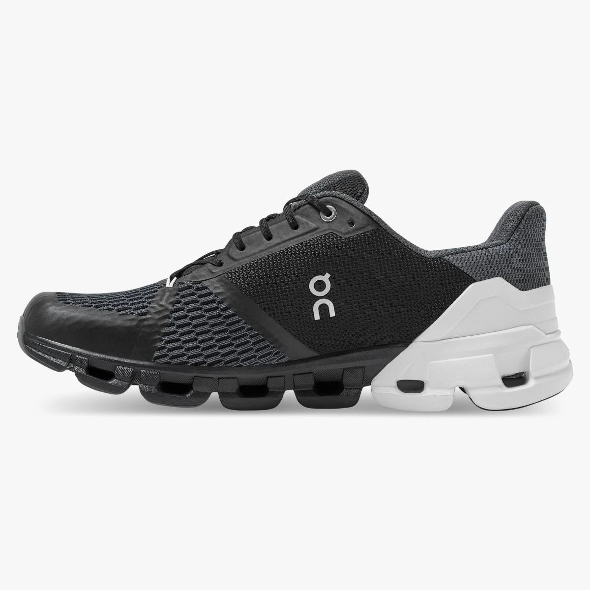 'On Running' Men's Cloudflyer - Black / White (Wide) 5 'On Running' Men's Cloudflyer - Black / White (Wide) - Image 5
