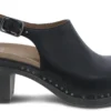 'Dansko' Women's Sassy - Black Milled Burnished Nubuck